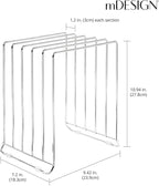 mDesign 5 Slot Pot and Pan Rack — Metal Wire Rack - Image 4