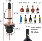 Pafusen 6 Pack Liquor Bottle Pourers, Liquor Pour Spout - Image 6