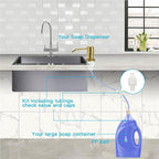 OHiHi Dish Soap Dispenser for Kitchen Sink, Countertop Sink Soap Dispenser - Image 3