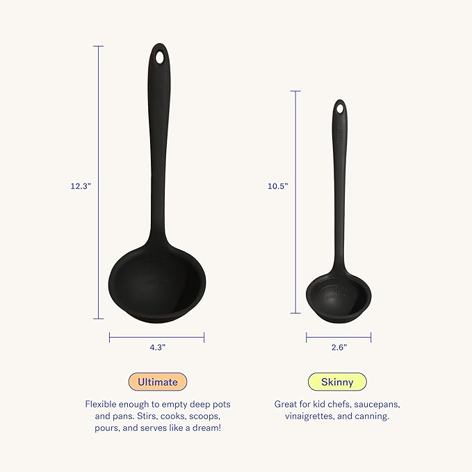 GIR: Get It Right Premium Silicone Ladle Serving Spoon - Image 2