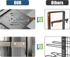 Pot Rack Organizers：CASONNIK 7-Tier Adjustable Heavy Duty Pan Organizer Rack - Image 5