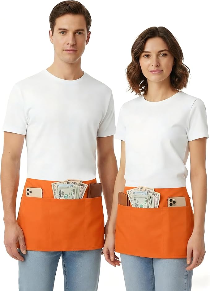 BOHARERS Waist Apron with 3 Pockets 12 Pack - Image 4
