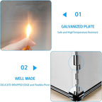 4 Sided Oil Splatter Guard Grease Splatter Guard Stove Splatter Guard, Splatter - Image 4