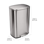Amazon Basics Smudge Resistant Rectangular Trash Can - Image 3