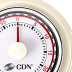 CDN Compact 60 Min Mechanical Timer-White - Image 3