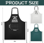 Jeyiour 3 Pack Funny Cooking Aprons Women Oil-proof Kitchen Aprons - Image 2