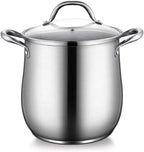 Stainless Steel Stock Pot, 12 Quart Heavy Duty Induction-Compatible by Unknown