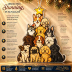 Funny Christmas Ornaments, Stocking Stuffers for Girls, Dog Ornaments for Christmas Tree - Image 2