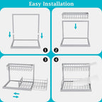 REALINN Under Sink Organizer, Pull Out Cabinet Organizer 2 Tier Slide Out Sink - Image 6