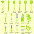 Kaluns Silicone Kitchen Utensils Set 24 Pcs Silicone Cooking Utensils Set - Image 2