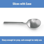Misen Serrated Chef Spoon – Stainless Steel Multipurpose Cooking Spoon - Image 5