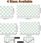 Dish Drying Mat for Kitchen, Checkered Coffee Station Mats - Image 2
