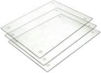 Tempered Glass Cutting Board Long Lasting Clear Glass Scratch, Shatter Resistant by LightInTheDark