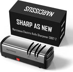 Narcissus Knife Sharpener, Diamond Abrasives Electric Knife Sharpener - Image 8