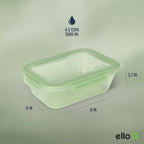 Ello Snap & Nest 10-Piece 4.5 Cup Plastic Meal Prep Set, Reusable Food - Image 7