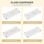 Kitchen Soap Dispenser Set - 16OZ White Glass Bottle - Image 4