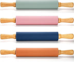 Yopay 4 Pack Silicone Rolling Pin by Yopay