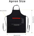 Tosewever 2 Pack Adjustable Bib Apron - Image 2