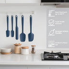 Coukre Silicone Spatula Set of 5, High Temperature Resistant, Food Grade - Image 4