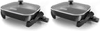 BLACK+DECKER Electric Skillet, Variable Temperature Control, Nonstick Cooking by GeorgeForeman