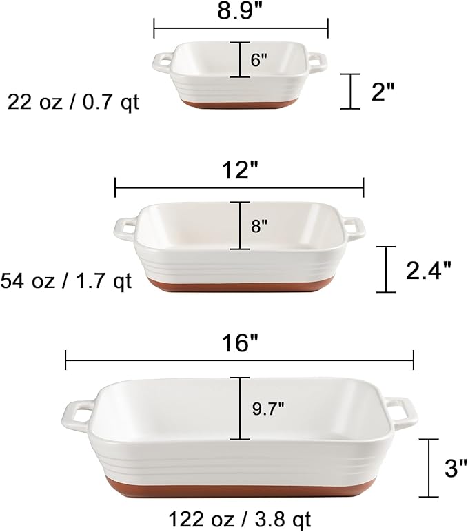 Sweejar Relief Casserole Dishes - Image 6