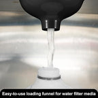 Vesici 2 Pack Extra Large Wide Mouth Funnel Black 2.5" x 10" Multi Purpose - Image 5