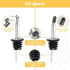 Olive Oil Dispenser Bottle, Oil and Vinegar Dispenser Set - Image 4