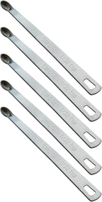 5PCS 1/32 Teaspoon Single Tiny Measuring Spoon, Small Individual Stainless by BERYLER
