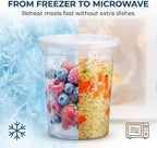JoyServe 120 Sets Deli Containers - Image 8