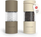 LARS NYSØM Salt and Pepper Grinder Set, Manual Salt and Pepper Mills by LN