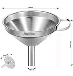 5.5-Inch 14CM Stainless Steel Kitchen Funnel - Image 2