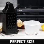 Box Grater, Cheese Grater Shredder Stainless Steel - Image 2