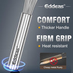 Eddeas 17in Large Whisk, Heavy Duty whisk, Stainless Steel whisk Suitable - Image 5