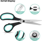 School Office Scissors Bulk, Office Home Sewing Fabric Supplies, - Image 5