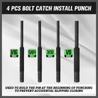 7-Piece Premium Roll Pin Starter Punch and Install Punch Set - Image 3