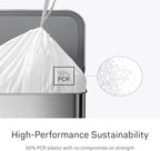 simplehuman Code M 200 Count Custom Fit Liners, Drawstring Kitchen Trash Bags - Image 4