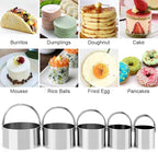 Pastry Cutter, Biscuit Cutter, Dough Scraper, Silicone Baking Mats, Stainless - Image 7