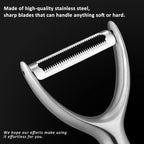 Serrated Blade Premium Y Type 304 Stainless Steel Multifunctional Kitchen - Image 3