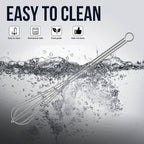 Eddeas Mini whisk, Small Whisk 2 Pieces, 5in and 7in 304 Stainless steel Wire - Image 8