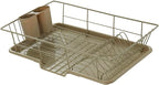 Space-Saving 3-Piece Dish Drainer Rack Set: Efficient Kitchen Organizer by SweetHomeCollection