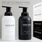 rejomiik 2 Pack Foaming Soap Dispenser Thick Glass Foam Hand Soap Dispenser - Image 4