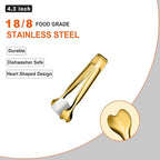Mini Serving Tongs, Anytrp 18-Packs Stainless Steel Sugar Tongs, 4.3 inch Ice - Image 3