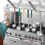OCS Parts Professional Series Stainless Steel Culinary Ladle | 6 Ounce | Heat - Image 2