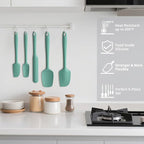 Coukre Silicone Spatula Set of 5, High Temperature Resistant, Food Grade - Image 4
