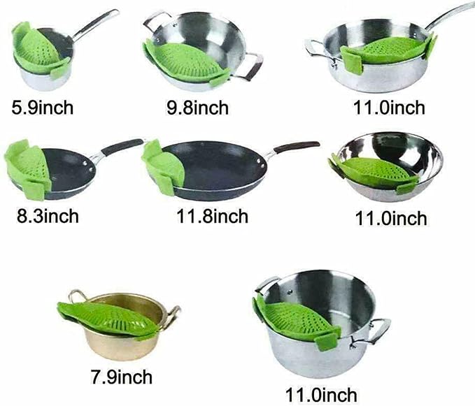 2 Pcs Clip on Strainer, Pot Strainer - Image 5