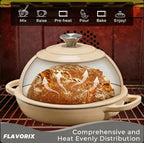 Cast Iron Bread Oven for Sourdough, 6Qt Bread Baking Pan - Image 3