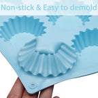 Silicone Peanut Butter Cup Molds, 3 Pack, 12-Cavity Non-stick Candy Chocolate - Image 3