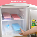 Silicone Ice Cube Tray with Leak-Proof Lid & Storage Bin - Image 7