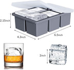 Large Ice Cube Tray for Whiskey: FDDBI Big Square Ice Cube Maker for Cocktail - Image 3