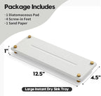 Razborci Water Absorbing Stone Sink Caddy Kitchen Sink Organizer Tray, - Image 3